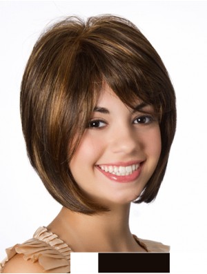 Lace Front Straight 10 inch Brown Bob Hairstyles