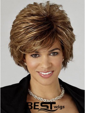 Wavy Brown Cheapest Short Classic Wigs