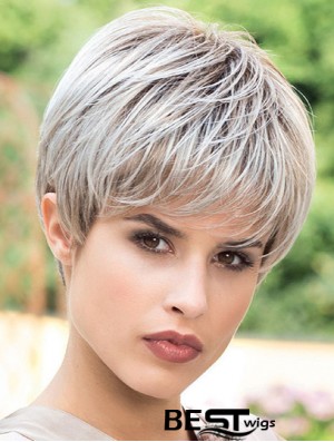 Fashion 6 inch Straight Boycuts Short Wigs