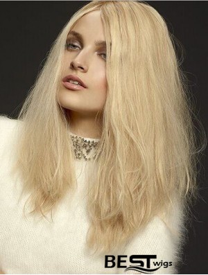 Wavy Layered Lace Front Cheap 18 inch Blonde Long Wigs