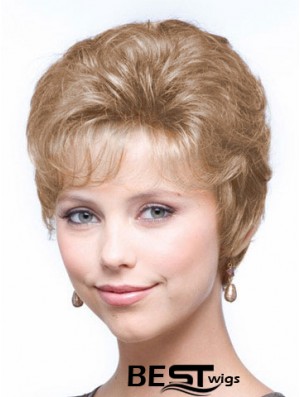 Wavy Blonde Ideal Cropped Classic Lady Wig